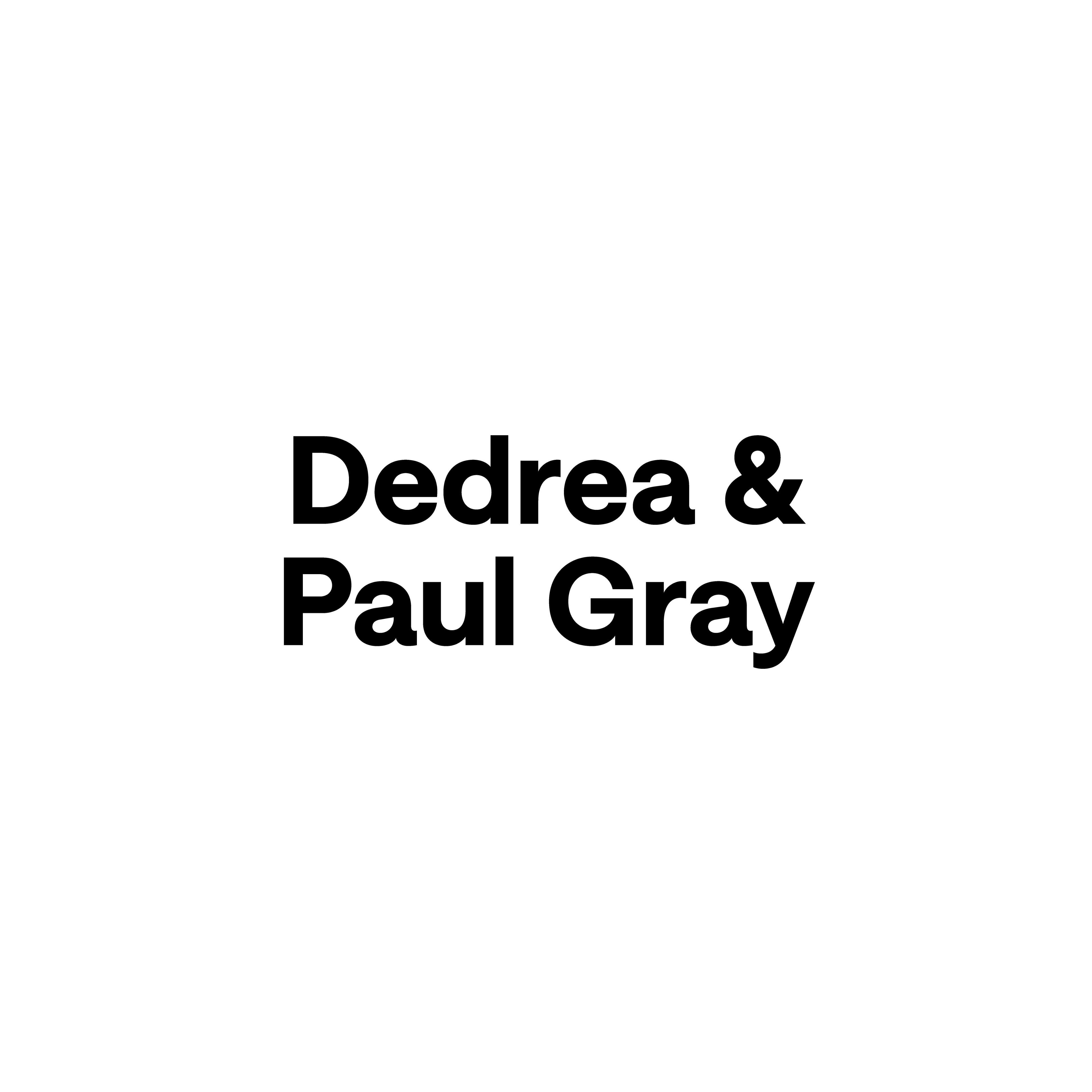 Dedrea and Paul Gray