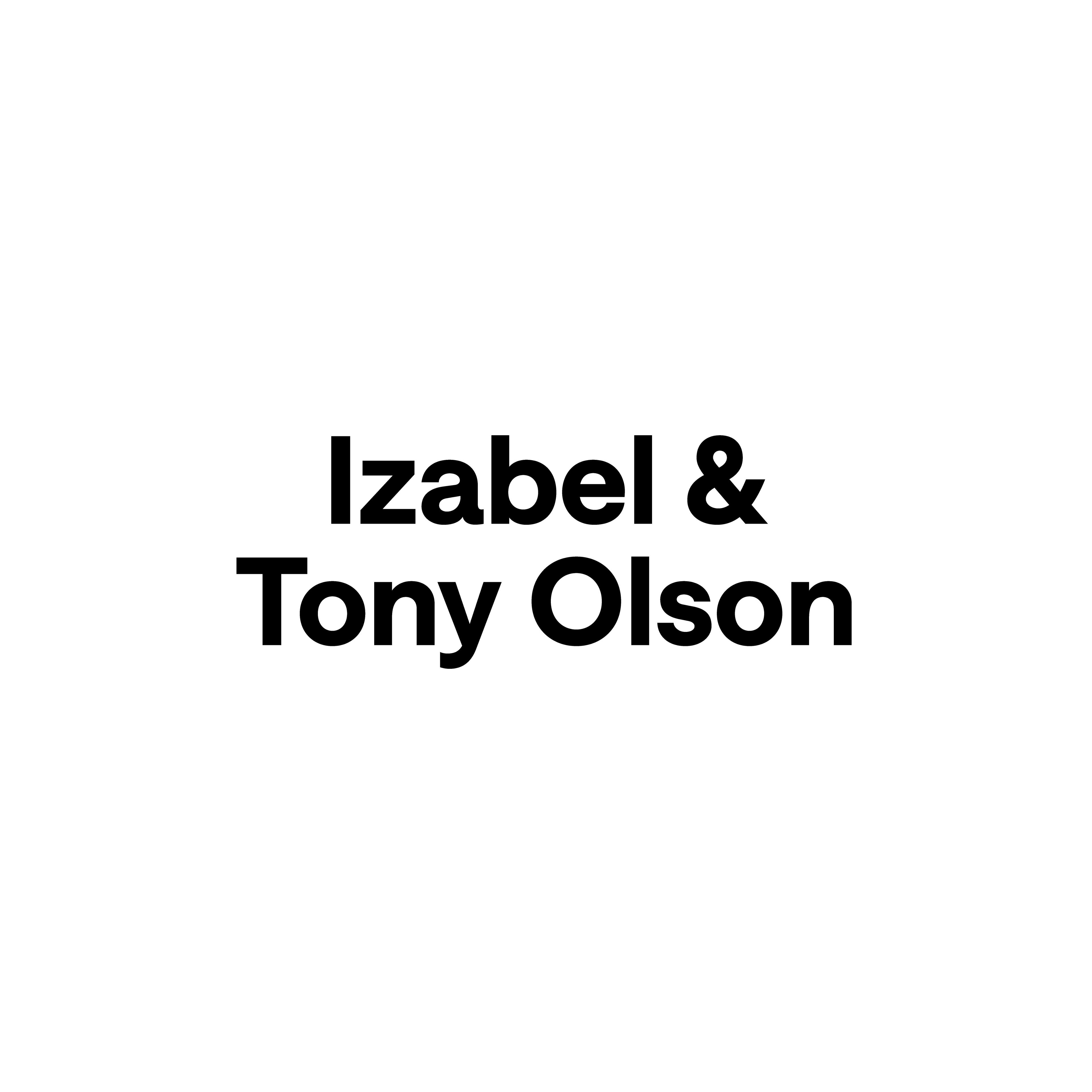 Izabel and Tony Olson